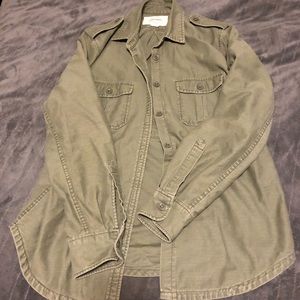 Obey St Germaine army green military jacket